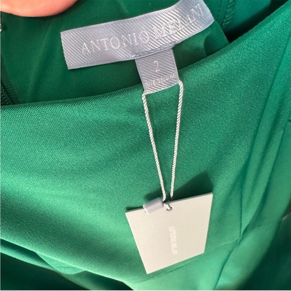 Antonio Melani Green Dress Size 0, 2, 4 - Picture 5 of 5